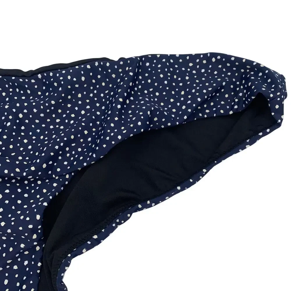 New J. Crew Polka Dot Hipster Bikini Swim Bathing Suit Bottom Women's Size 3X